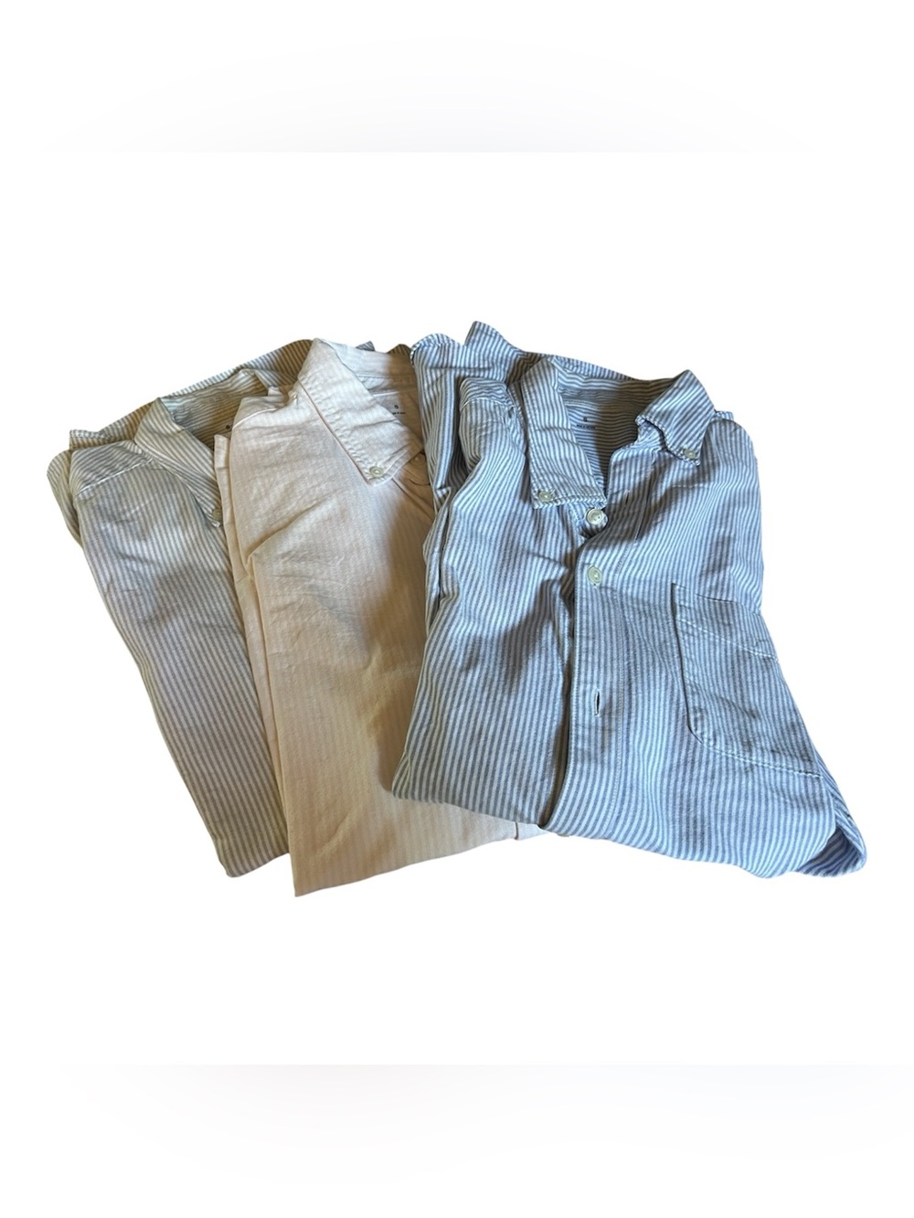 Lot of 3 Muji long sleeve button downs